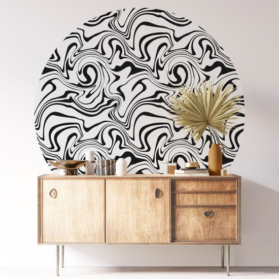 Round / Circle Wall Sticker - Design