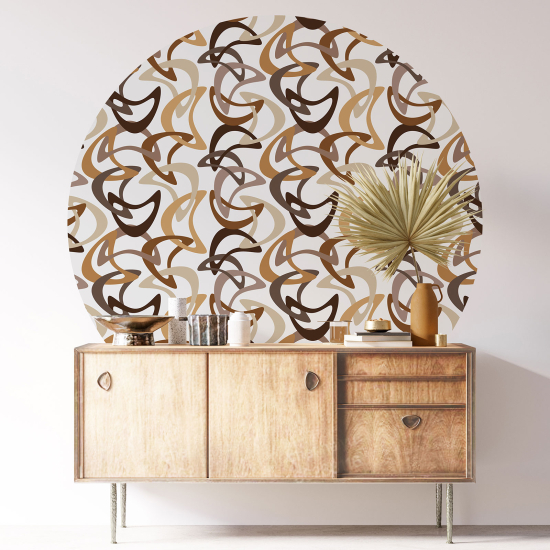 Round / Circle Wall Sticker - Design