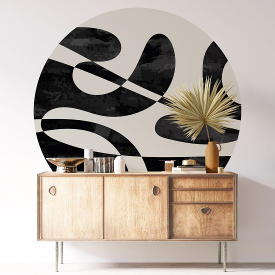 Round / Circle Wall Sticker - Design