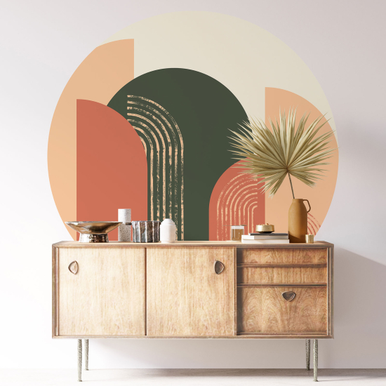 Round / Circle Wall Sticker - Modern