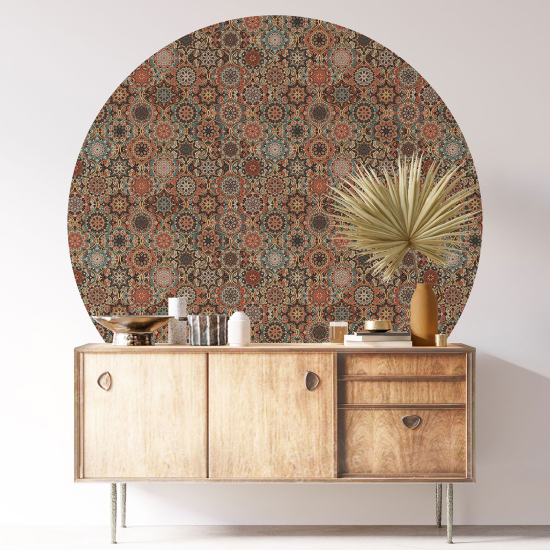 Round / Circle Wall Sticker - Mosaic