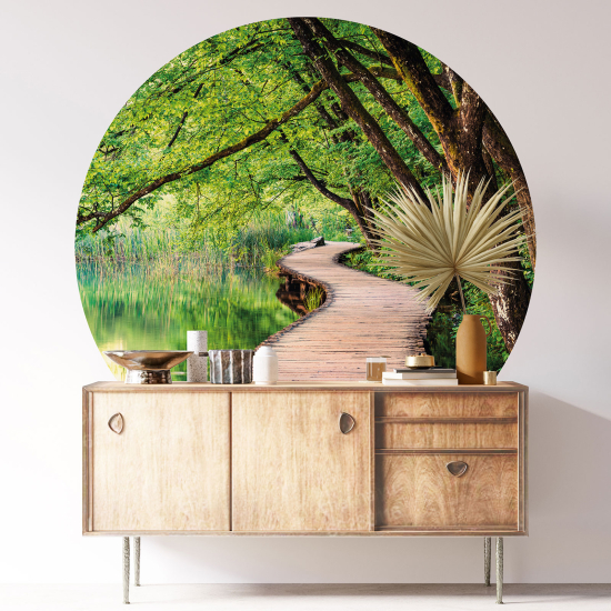 Round / Circle Wall Sticker - Pontoon