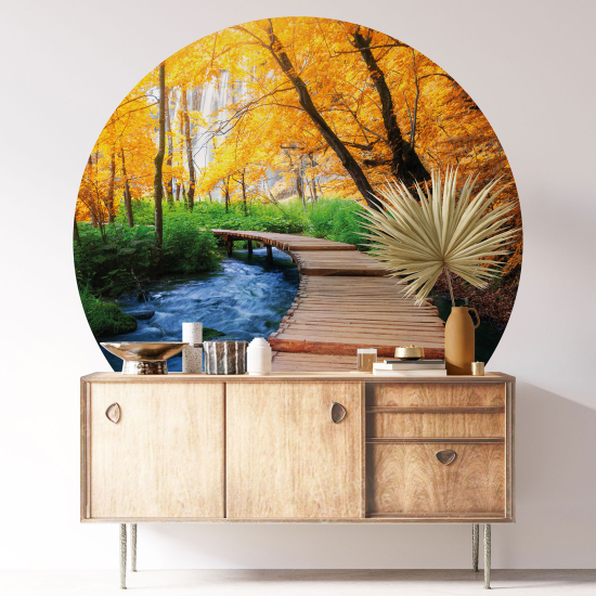 Round / Circle Wall Sticker - Pontoon