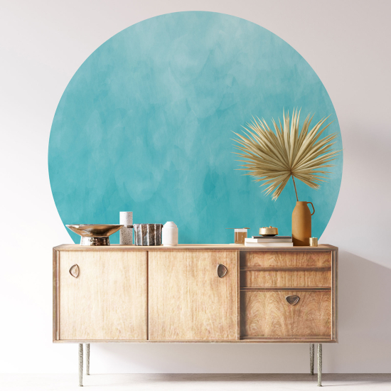 Round / Circle Wall Sticker - Trendy Color