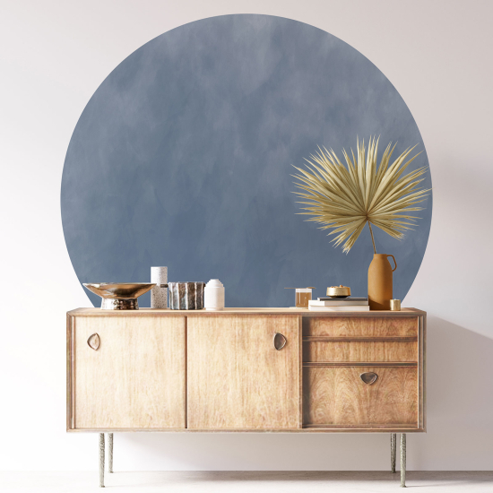 Round / Circle Wall Sticker - Trendy Color