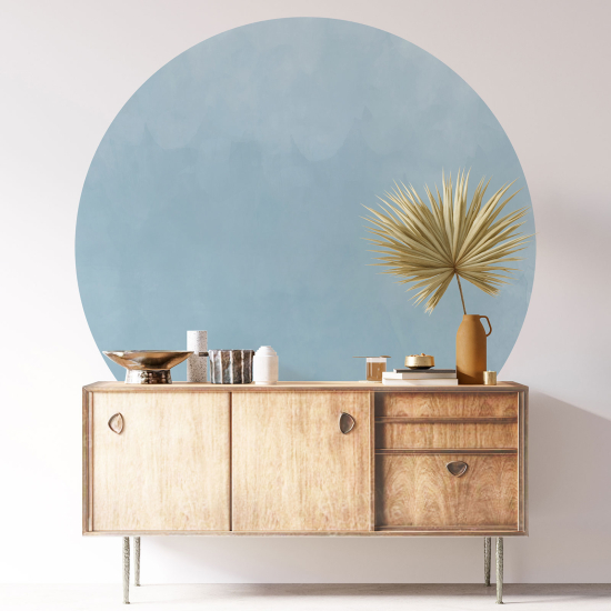 Round / Circle Wall Sticker - Trendy Color