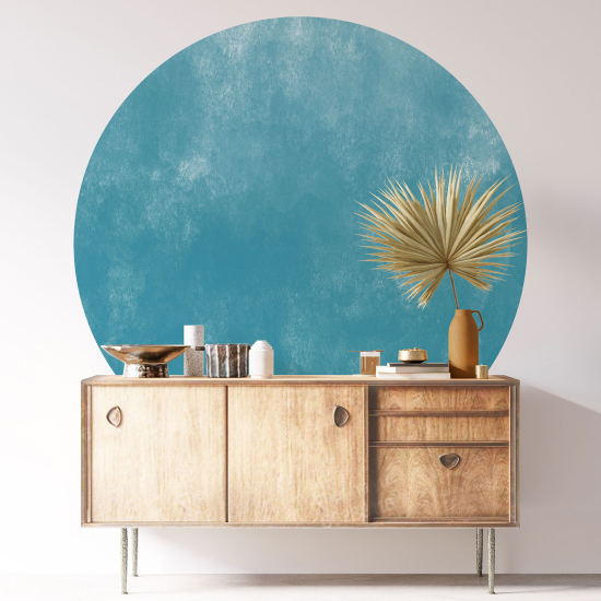 Round / Circle Wall Sticker - Trendy Color