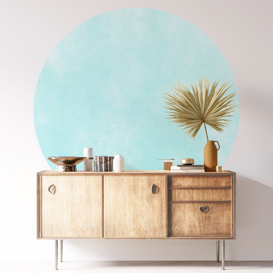 Round / Circle Wall Sticker - Trendy Color