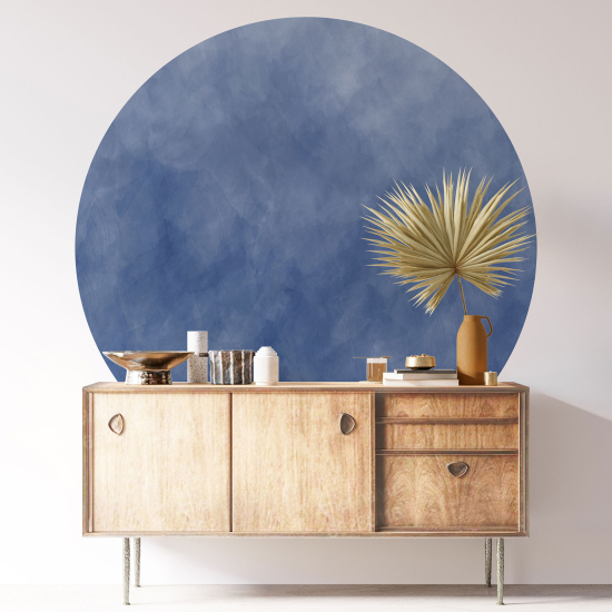 Round / Circle Wall Sticker - Trendy Color