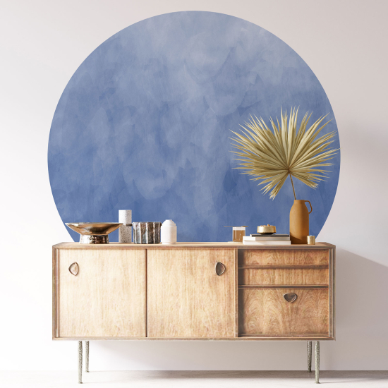 Round / Circle Wall Sticker - Trendy Color