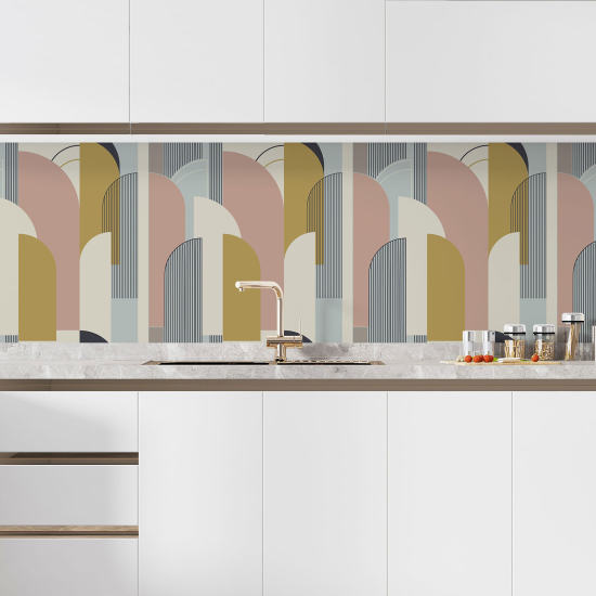 Self Adhesive Kitchen Splashback - Arches Design