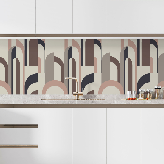 Self Adhesive Kitchen Splashback - Arches Design