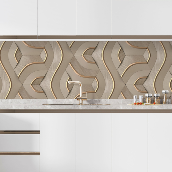 Self Adhesive Kitchen Splashback - Design