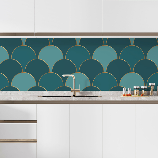 Self Adhesive Kitchen Splashback - Elegant pattern