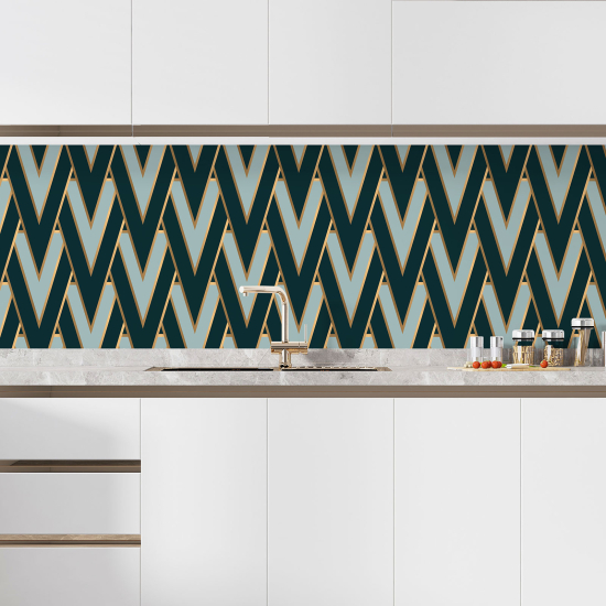 Self Adhesive Kitchen Splashback - Elegant pattern