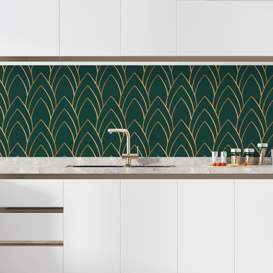 Self Adhesive Kitchen Splashback - Elegant pattern