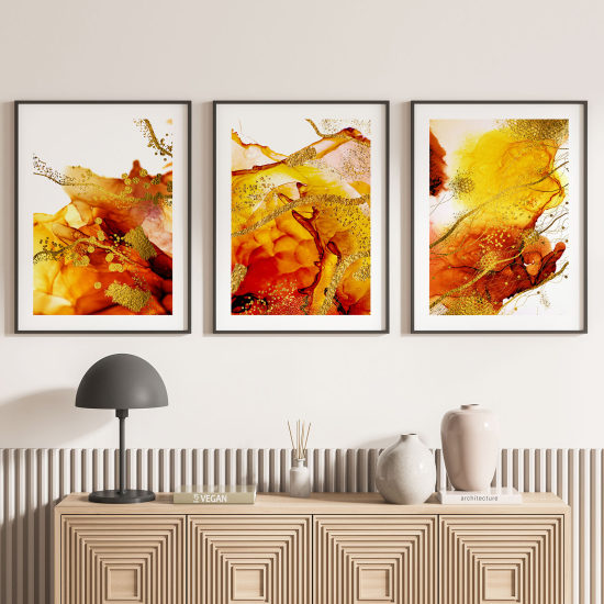 Set Of 3 Posters - abstract