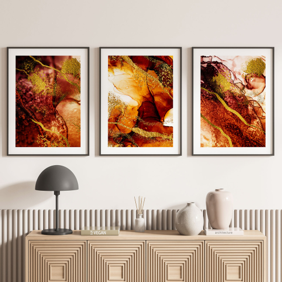 Set Of 3 Posters - Abstract