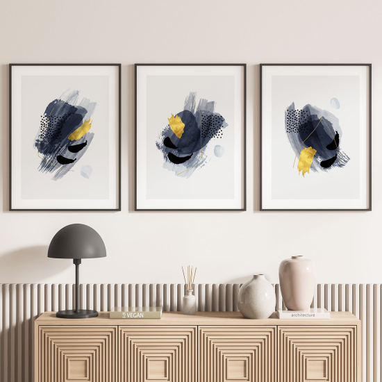 Set Of 3 Posters - Abstract