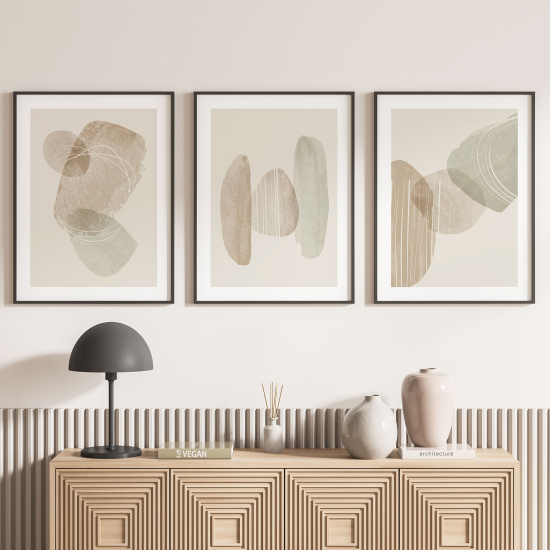 Set Of 3 Posters - Abstract