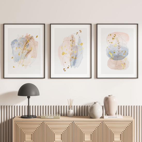 Set Of 3 Posters - Abstract