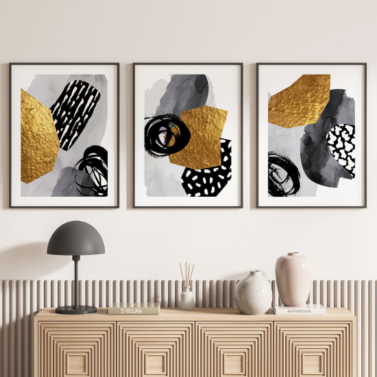 Set Of 3 Posters - Abstract