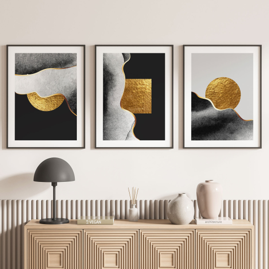 Set Of 3 Posters - Abstract