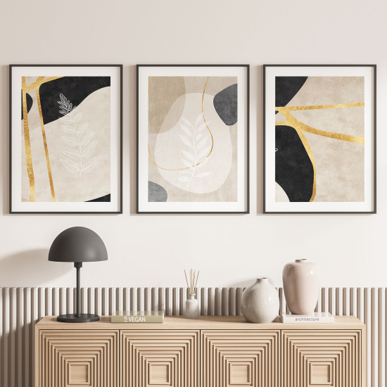 Set Of 3 Posters - Abstract