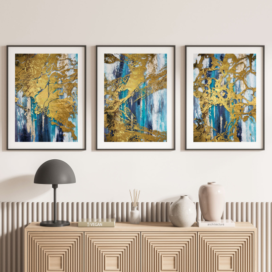 Set Of 3 Posters - Abstract