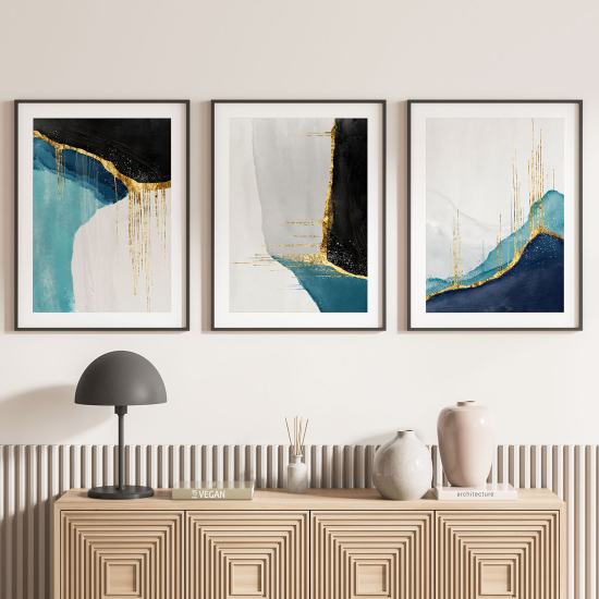 Set Of 3 Posters - Abstract