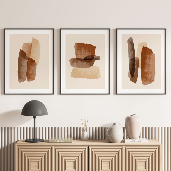 Set Of 3 Posters - Abstract