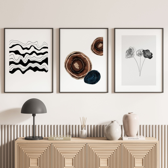 Set Of 3 Posters - Abstract