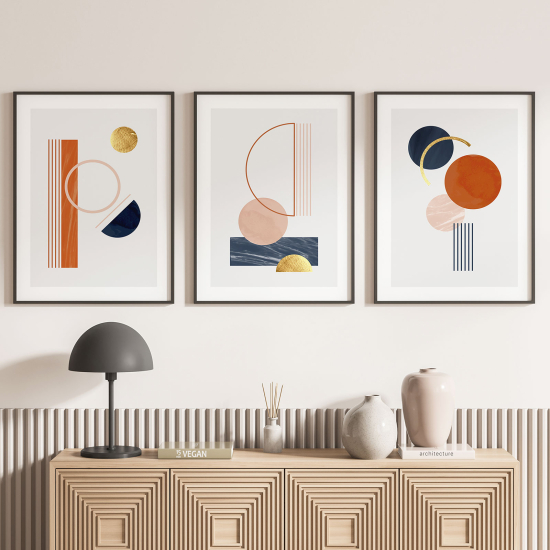 Set Of 3 Posters - Boho