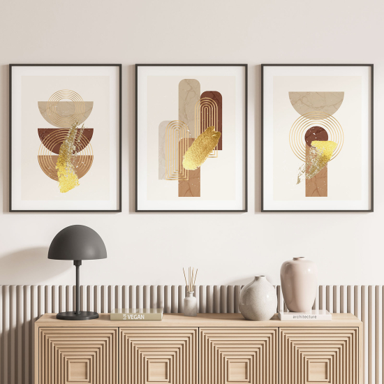 Set Of 3 Posters - Boho