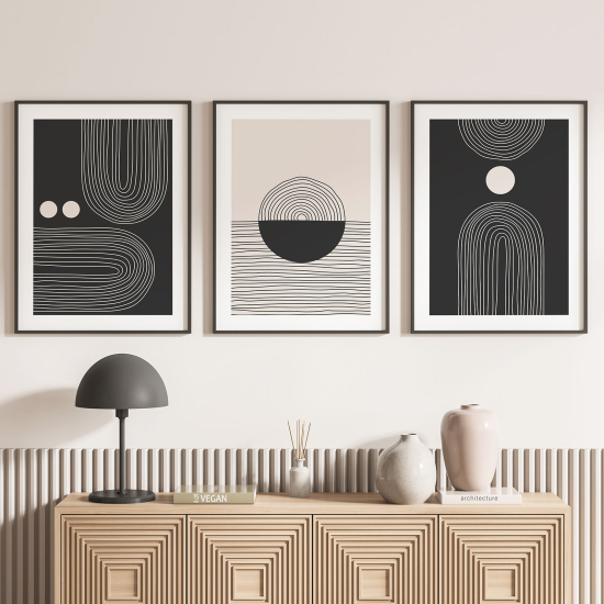 Set Of 3 Posters - Boho