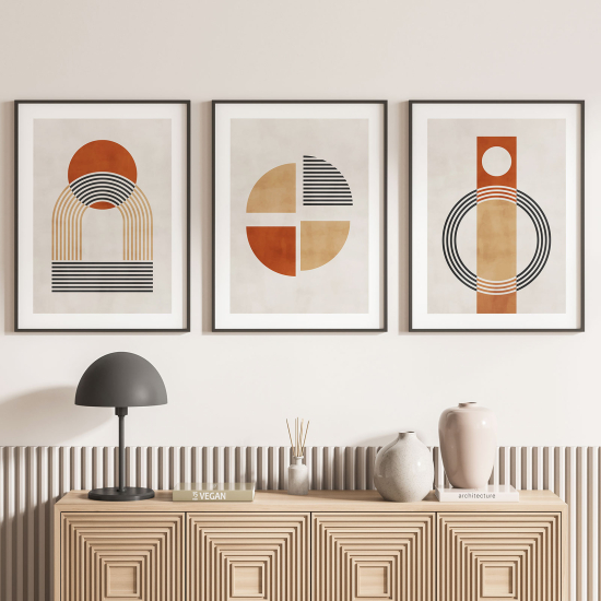 Set Of 3 Posters - Boho