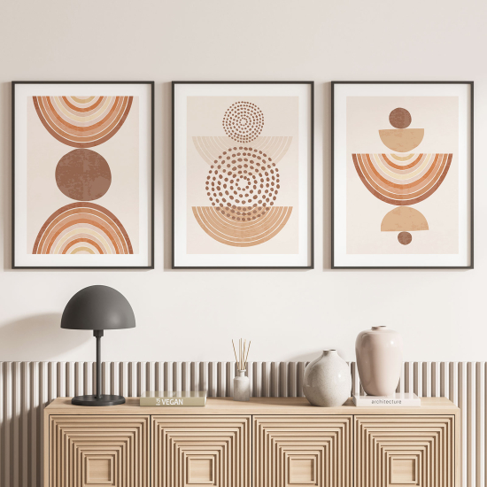 Set Of 3 Posters - Boho