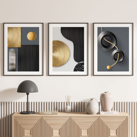 Set Of 3 Posters - Design