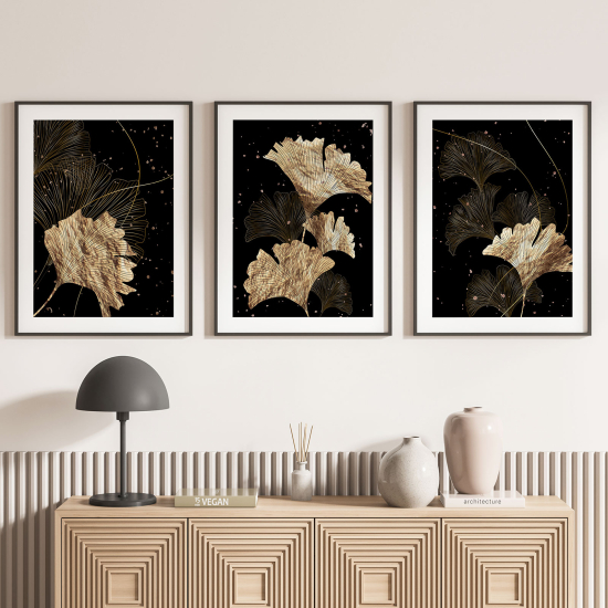 Set Of 3 Posters - Flowers