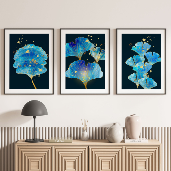 Set Of 3 Posters - Flowers