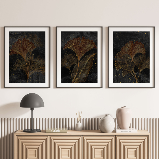 Set Of 3 Posters - Flowers