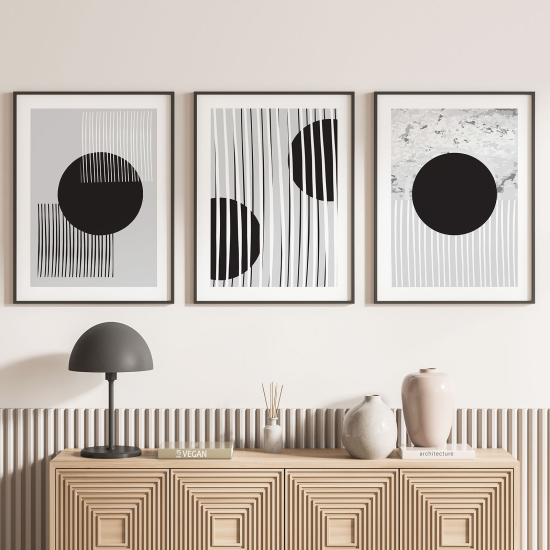 Set Of 3 Posters - Geometric