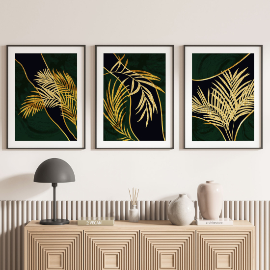 Set Of 3 Posters - Leaves