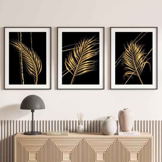 Set Of 3 Posters - Leaves