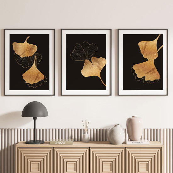 Set Of 3 Posters - Leaves