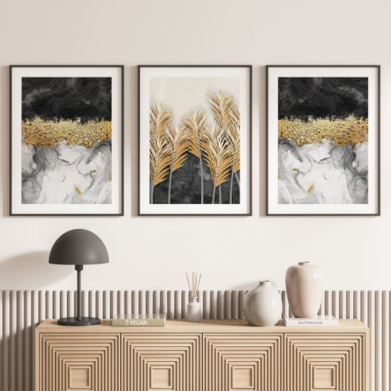 Set Of 3 Posters - Leaves