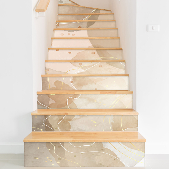 Stair riser stickers - Abstract