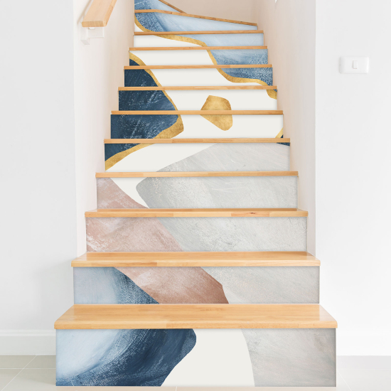 Stair riser stickers - Boho