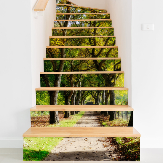 Stair riser stickers - Forest