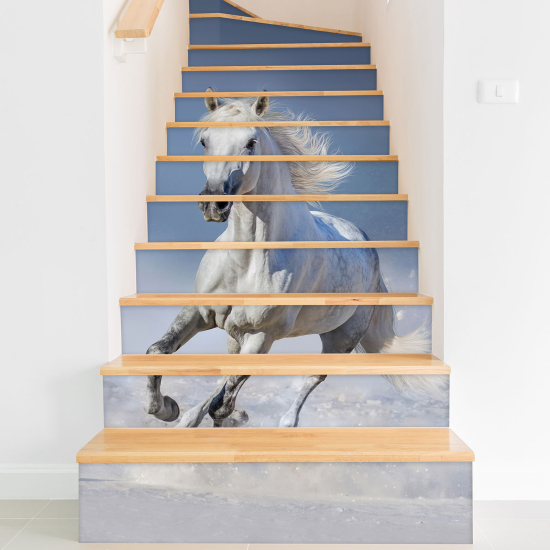 Stair riser stickers - Horse